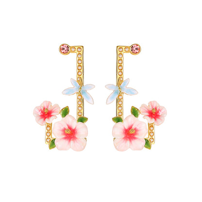 Hibiscus Earrings