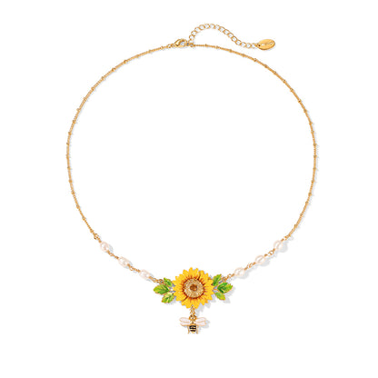 Sunflower Necklace