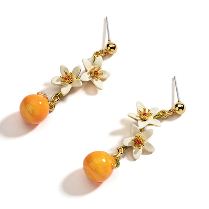 Orange Blossom Earrings