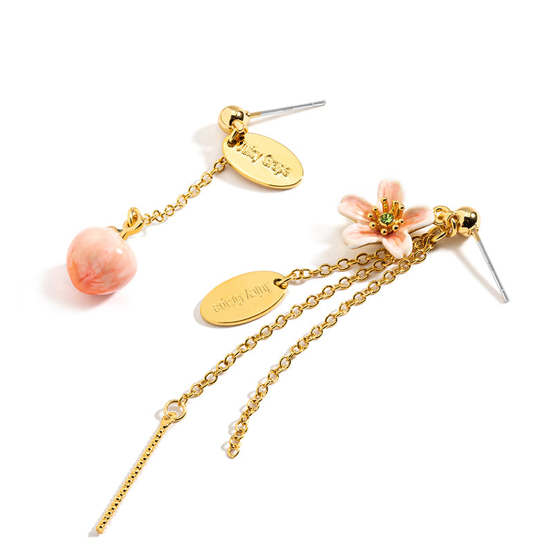 Peach Blossom Earrings