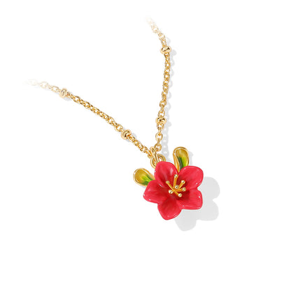Red Crabapple Necklace