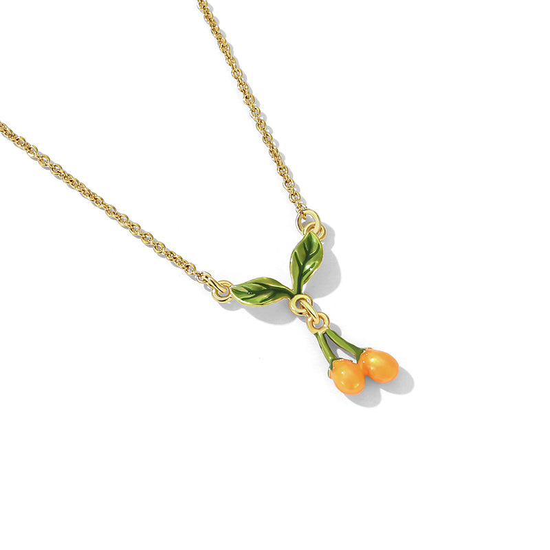 Kumquat Necklace