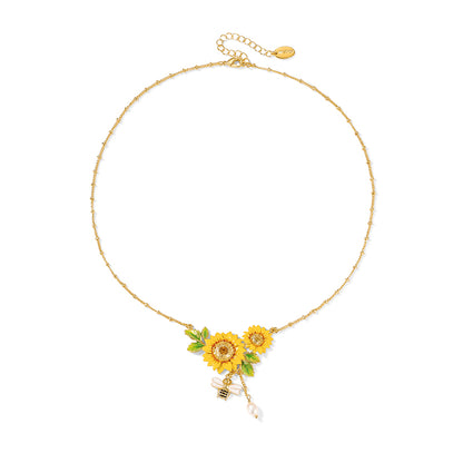Sunflower Necklace