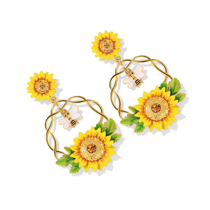 Sunflower Jewelry Set