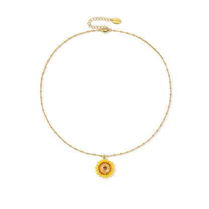 Sunflower Necklace