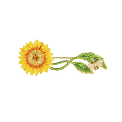 Sunflower Brooch