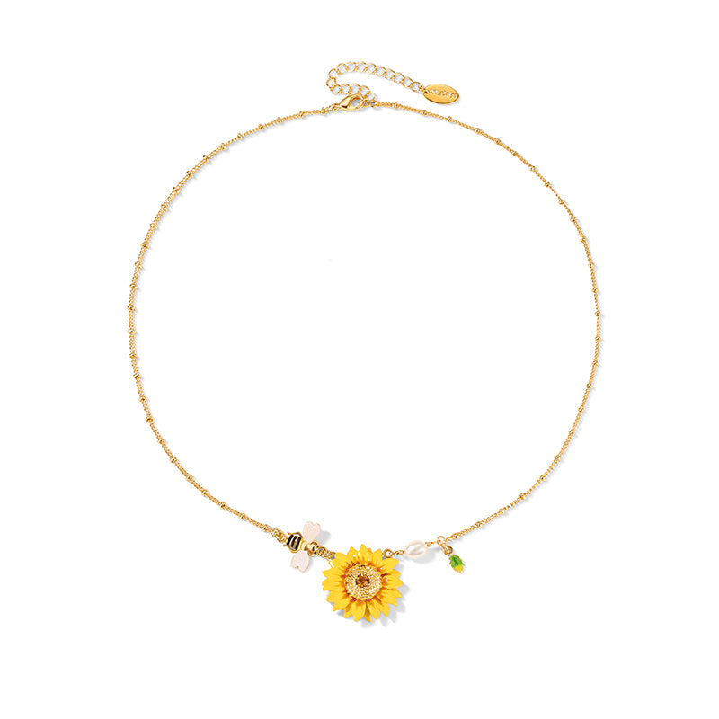 Sunflower Necklace