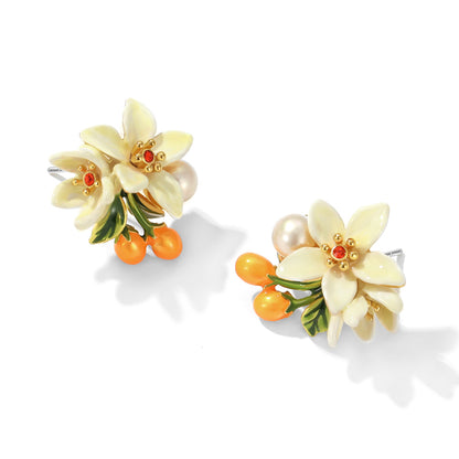 Orange Blossom Earrings