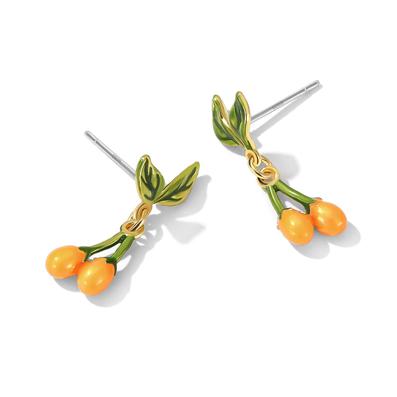Kumquat Stud Earrings