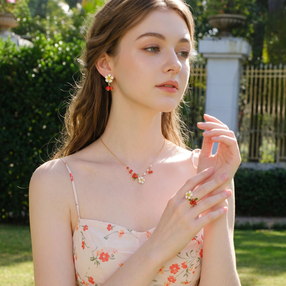 Fruit and Flower Earrings