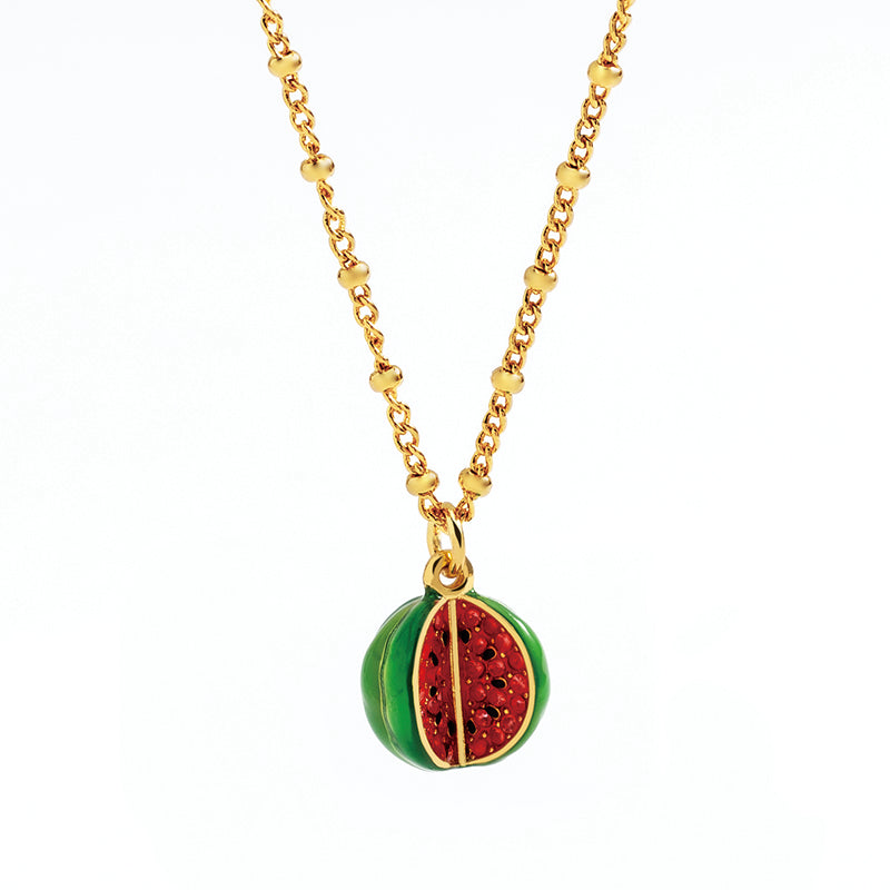 Watermelon Pendant Necklace