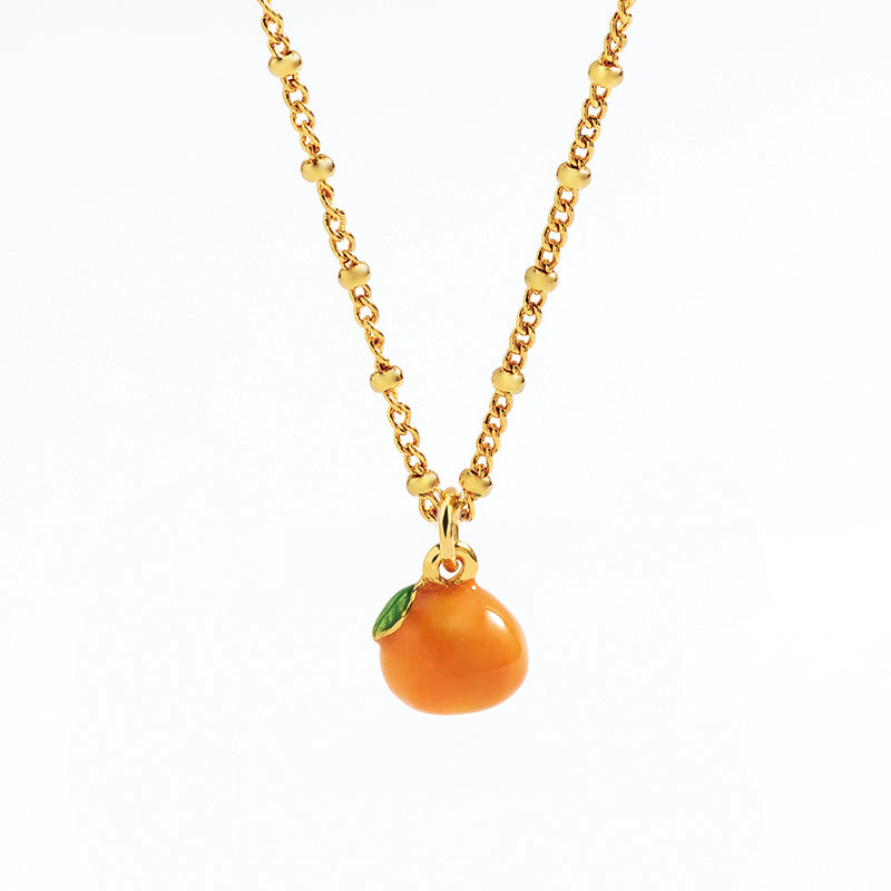 Strawberry Pendant Necklace