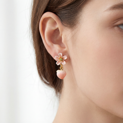 Peach Earrings