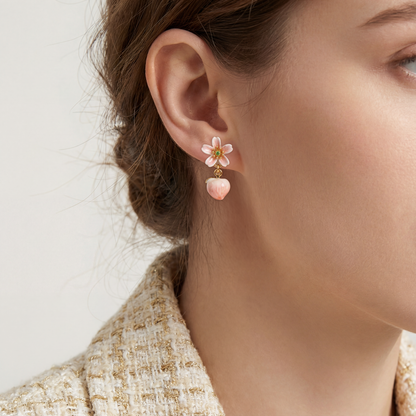 Peach Earrings