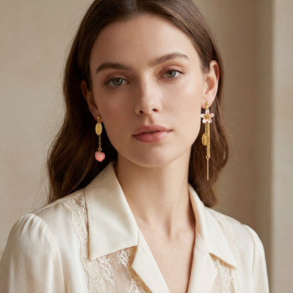Peach Blossom Earrings
