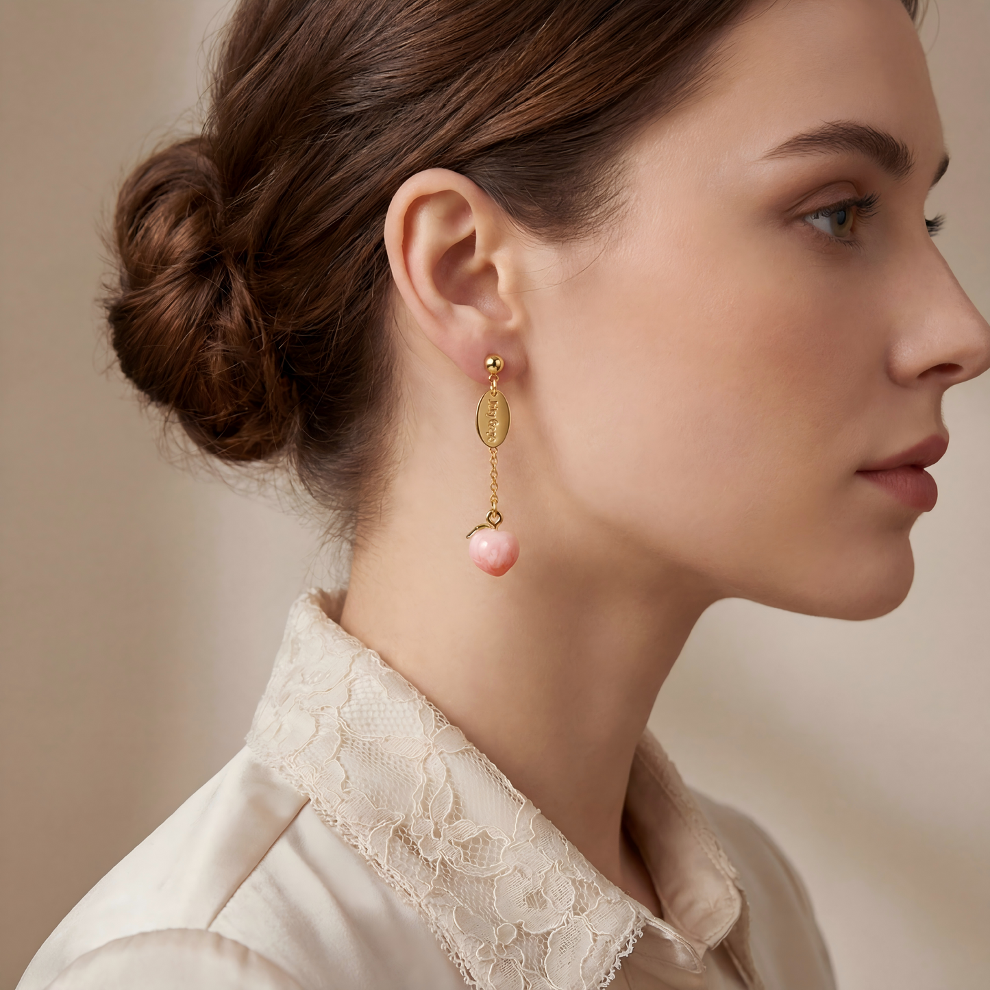 Peach Blossom Earrings