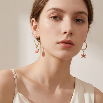 Peach Blossom Jewelry Set