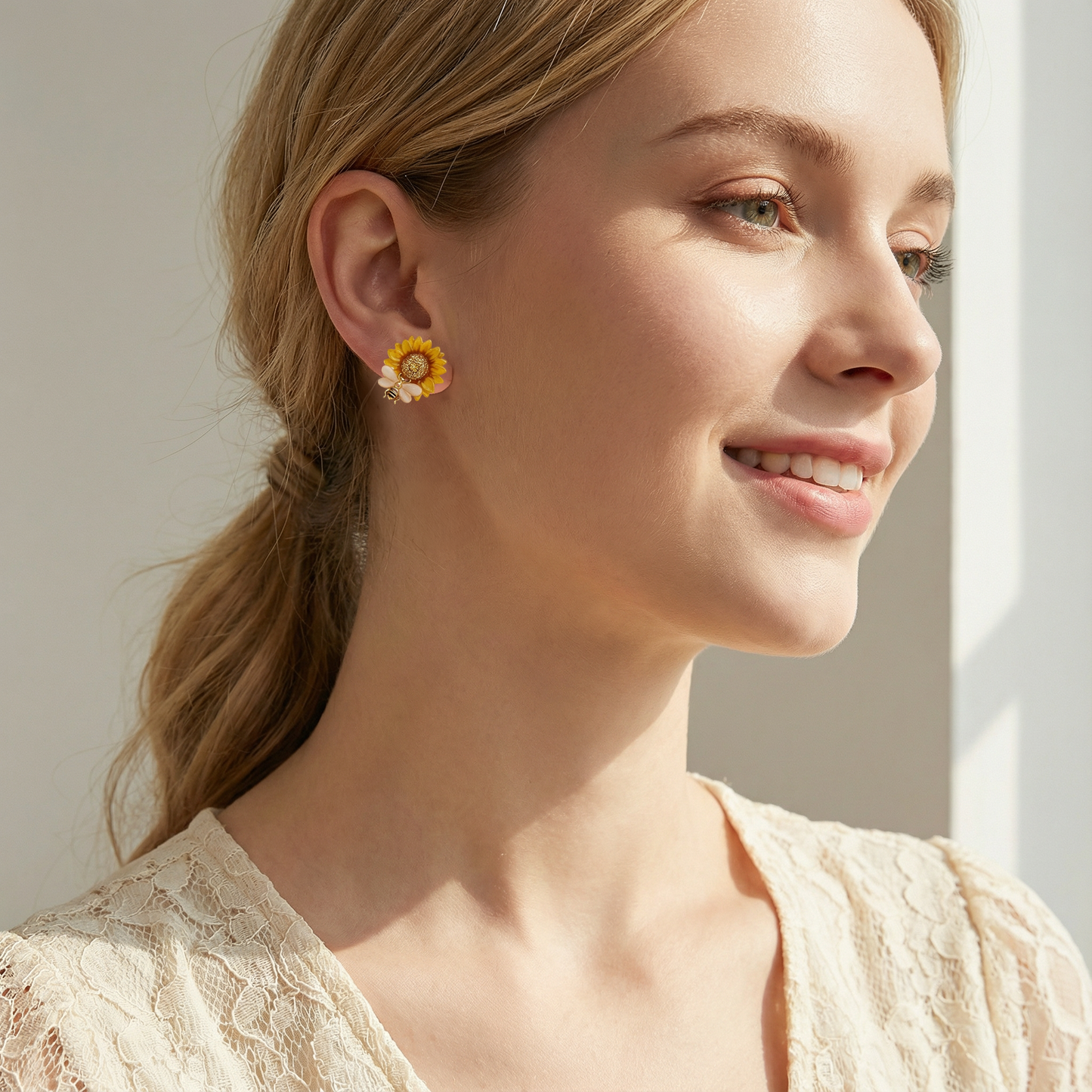 Sunflower Stud Earrings