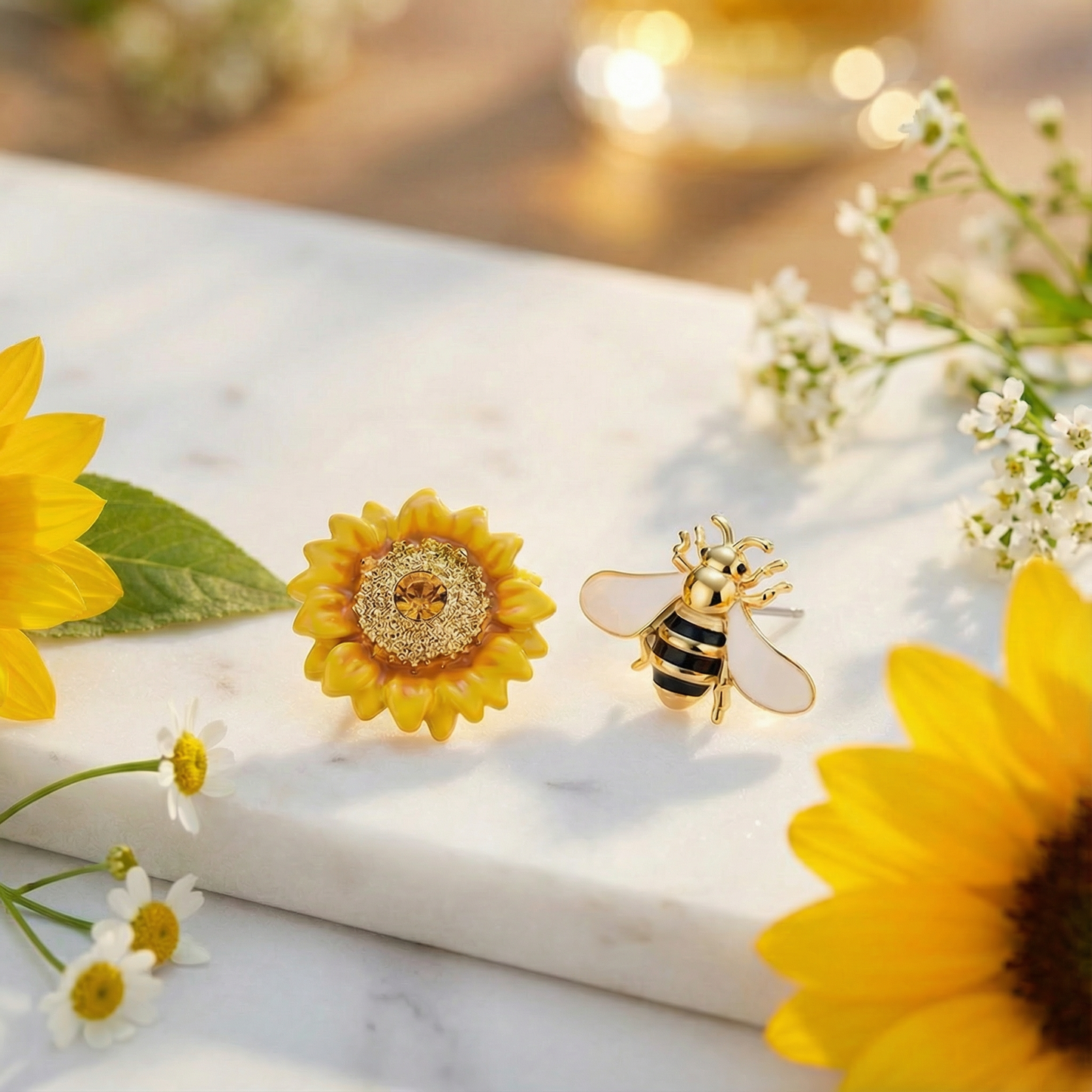 Sunflower Earrings