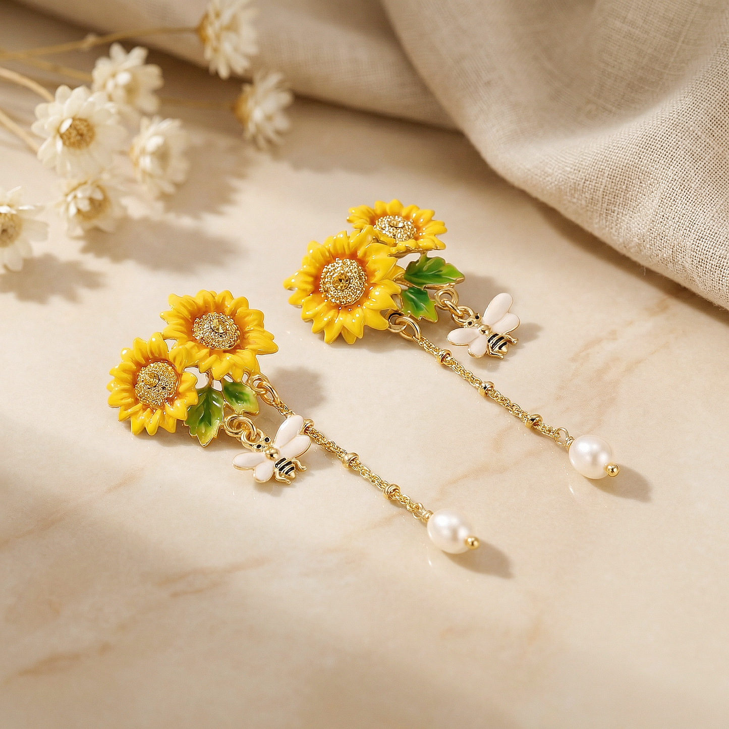 Sunflower Earrings