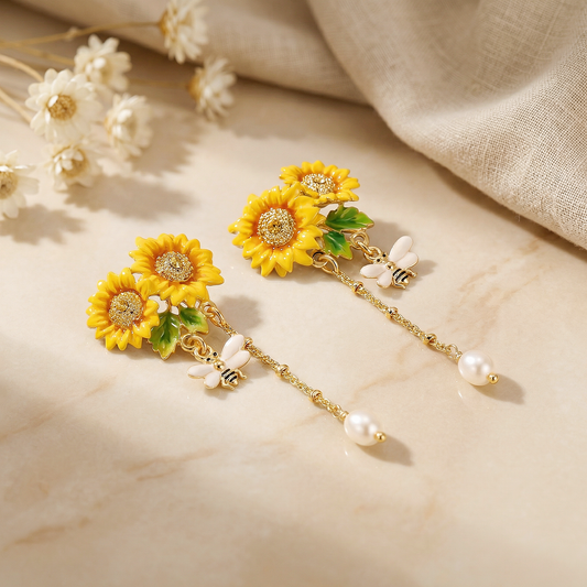 Sunflower Earrings
