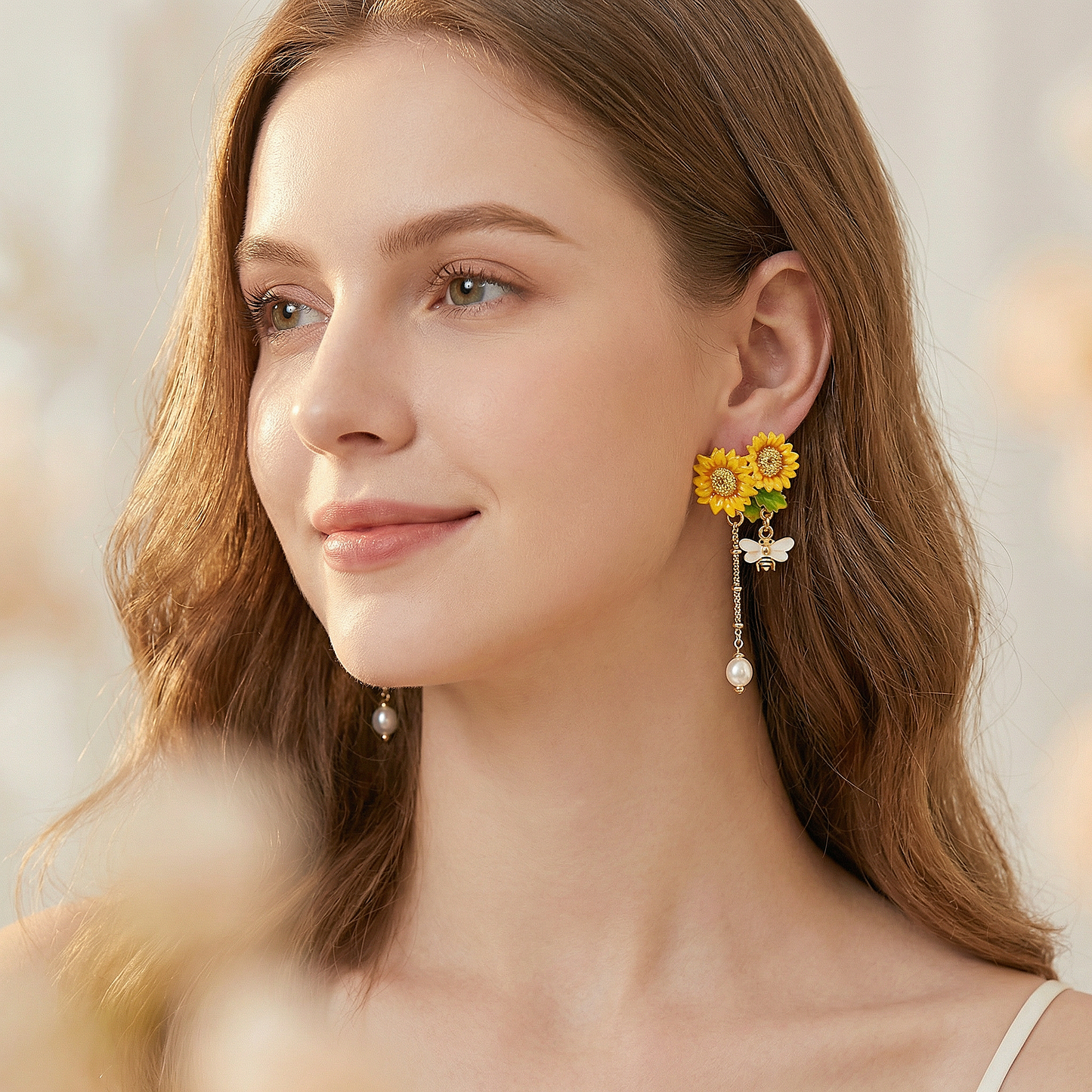 Sunflower Earrings