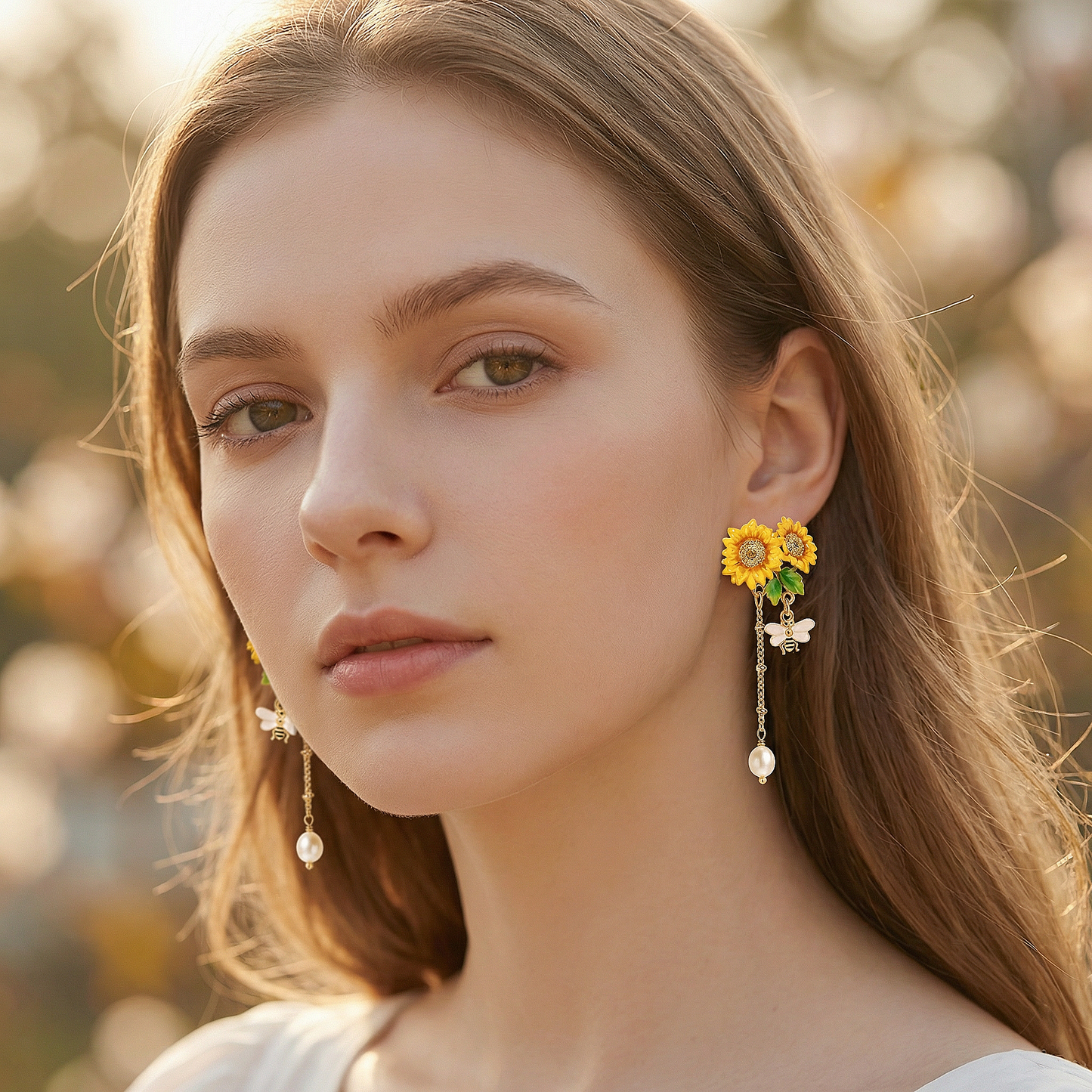 Sunflower Earrings