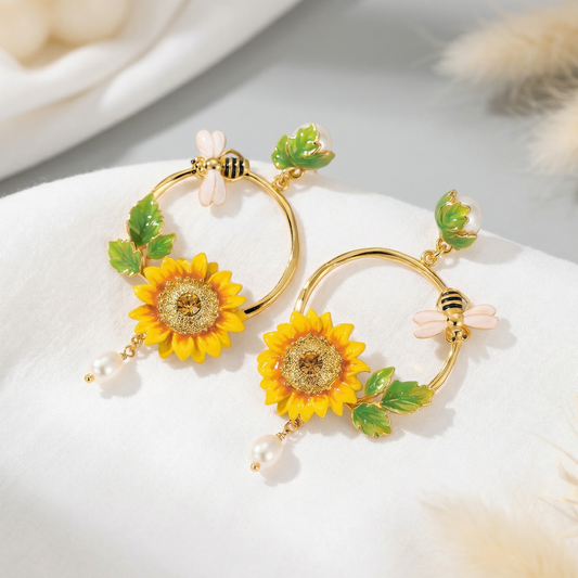 Sunflower Earring