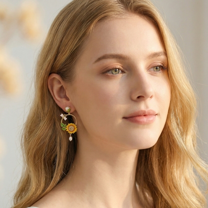 Sunflower Earring