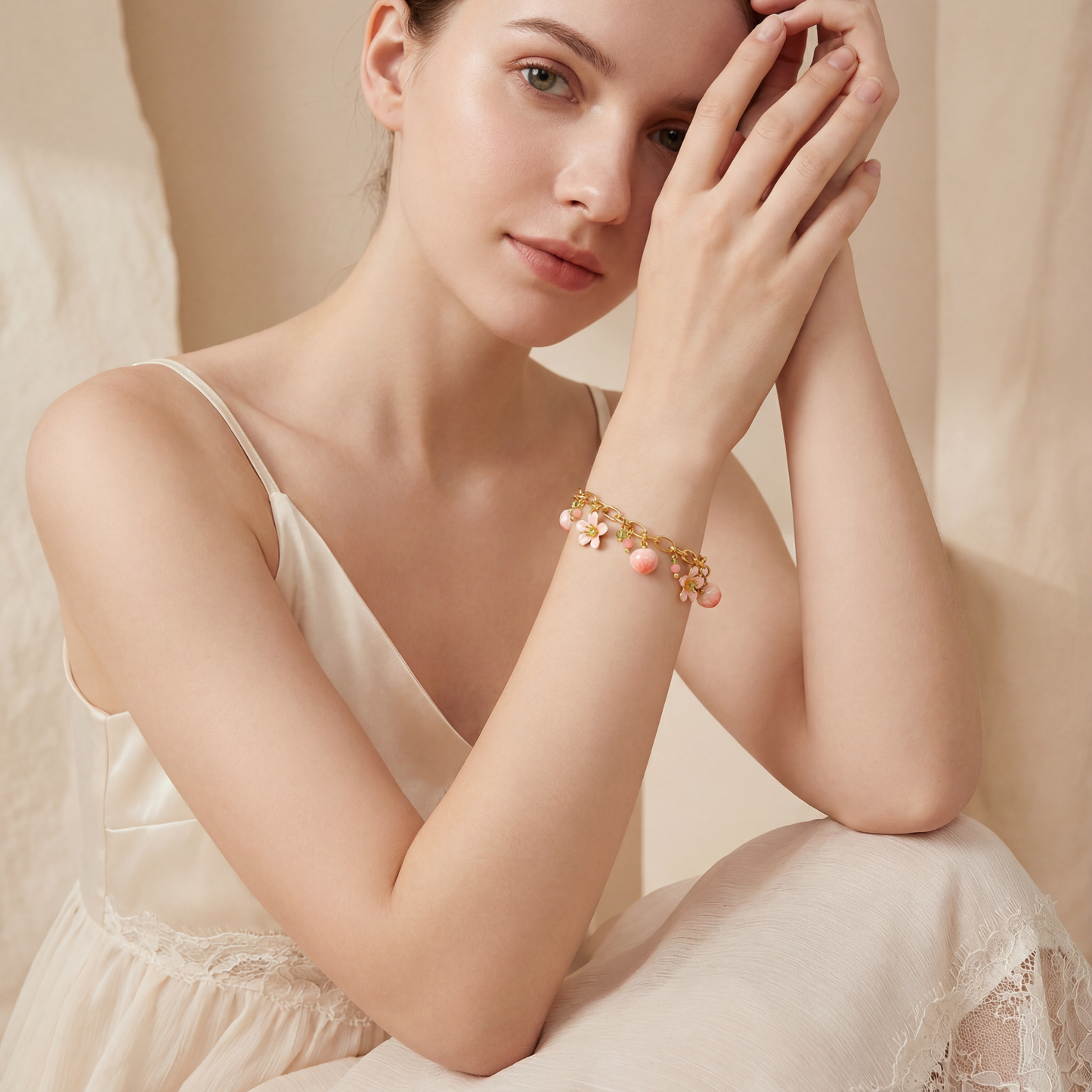 Peach Bracelet