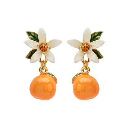 Orange Blossom Jewelry Set